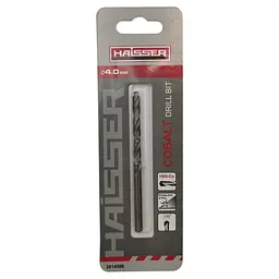 Свердло по металу HSS-Co - 4.0х43х75 мм COBALT DIN 338 Haisser Industrial