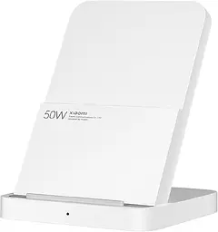 Бездротовий зарядний пристрій — підставка Xiaomi 50 W Wireless Charging Stand Pro (BHR7560GL) біле - мініатюра 4