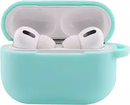 Чохол для навушників Apple AirPods Pro 2 Silicone Case + Carbine [Marine Green] [74293] - мініатюра 2