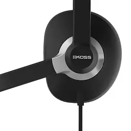 Гарнітура комп'ютерна стерео On-Ear CS300, USB, Uni Mic, 2.4м, Чорний Koss teh0013144 - мініатюра 4