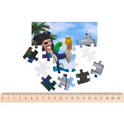 Дитячий пазл Same Toy Пірати 48 елементів (88101UT) - мініатюра 4