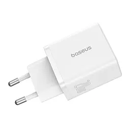 Адаптер мережевий Baseus Cube Fast Charger |1USB/1Type-C, 20W/3A, PD/QC| - мініатюра 3