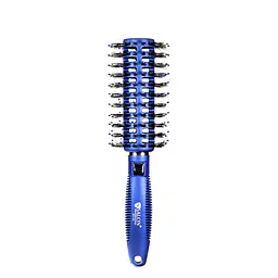 Щітка-брашінг для волосся продувна Salon Professional 9513 G Синя