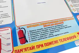 Плакат. Куточок пожежної безпеки - мініатюра 4