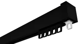 Карниз стельовий Arin Чорний посилений, Бігунок KS 275 см