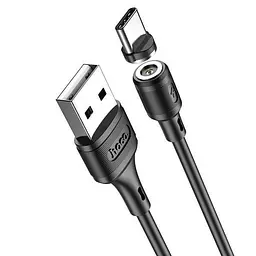 Кабель USB Hoco X52 Sereno Magnetic type-C магнітний чорний - мініатюра 3