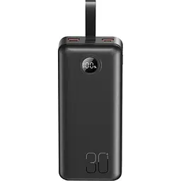 Зовнішній акумулятор XO PR240 30000mAh 22.5W Black [120550] - мініатюра 1