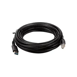 Кабель для передавання даних PowerPlant USB AM to RJ45 Ethernet CAT6 UTP 7.5m (CA915019) - мініатюра 2