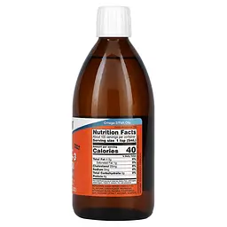 NOW Риб'ячий Жир Омега 3 - 500 мл Now Foods - мініатюра 2