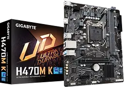Материнська плата Gigabyte H470M K LGA 1200 (H470M K) Б/В