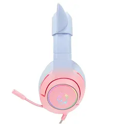 Дротова гарнітура Onikuma Gaming CAT Gradient with RGB K9, 7.1, USB, 2.2m, pink&blue - мініатюра 4