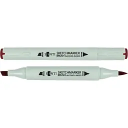 Набір спиртових маркерів Santi Brush SA-91 деревний 6 шт. (390911)