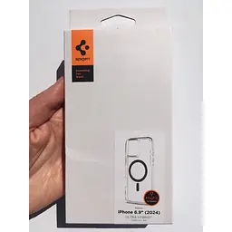Чохол протиударний Spigen Ultra Hybrid MagFit MagSafe для Iphone 16 Pro Max (6.9") Прозорий Graphite ACS07999 - мініатюра 7