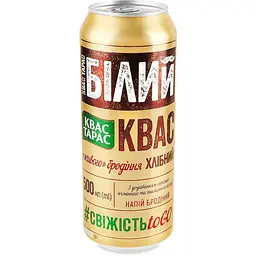 Напій Квас Тарас Білий хлібний 0.5 л (755633) - мініатюра 2
