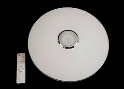 Люстра стельова LED Splendid Ray LY6140A, 80W, білий акрил, сучасний стиль з Bluetooth і пультом