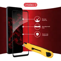Скло захисне Intaleo Full Glue ZTE Blade A35 Black (1283126598739) - мініатюра 5