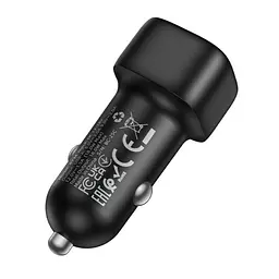 Автомобільне зарядне пристрій BOROFONE BZ34 Cloud single port QC3.0 чорний - мініатюра 4