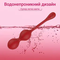 Тренажер силіконовий для вагіанальних м'язів Magic Motion Flamingo Червоний - мініатюра 9
