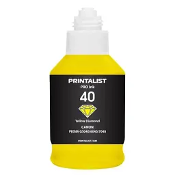 Чорнило Printalist Canon GI-40 для G5040/G6040 190г Yellow (PL40Y) - мініатюра 2