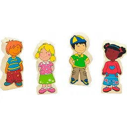 Набір магнітних фігурок Viga Toys Діти (59699VG) - мініатюра 3