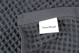 Рушник Lotus Home - Waffle antrasit антрацит 70x140 - мініатюра 4