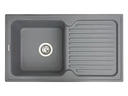 Кухонна мийка Miraggio ORLEAN gray (0000034) Граніт, Врізна, Сірий