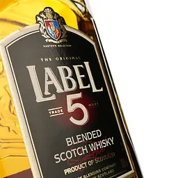 Віскі Label 5 Classic Black Blended Scotch Whisky 40% 1 л - мініатюра 3