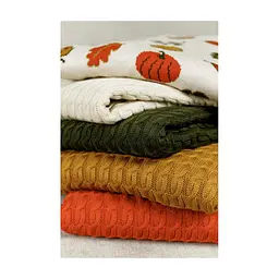 Плед Прованс Happy Fall Kosa Оливковий 130х170 см (4823093446908) - мініатюра 4