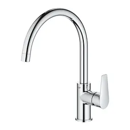 Комплект змішувачів для ванної кімнати і кухні Grohe QuickFix Start Edge UA202501SK, Хром - мініатюра 4