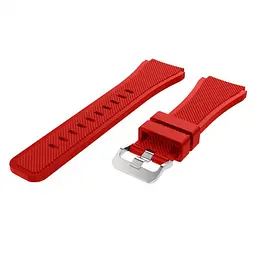 Ремінець для Samsung Galaxy Watch 6 - червоний ширина кріплення 20мм розмір L силікон Watchbands Gear (W6743453) - мініатюра 2