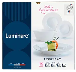 Сервіз столовий EVERYDAY, 19 предметів Luminarc kuh0016230 - мініатюра 8