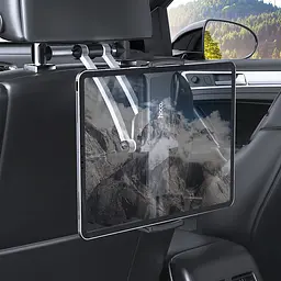 Автотримач Hoco CA62 Aluminum Rear Pillow In-car (Black) [64548] - мініатюра 7