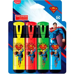 Набір текст-маркерів Maped Superman 4 шт. (MP.740733)
