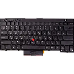 Клавіатура для ноутбука LENOVO Thinkpad T430, L430, X230 чорний, чорний фрейм (KB312825)