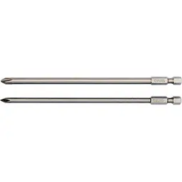 Насадка викруткова Yato Philips PH1,PH2x150 мм HEX 1/4 2 шт. (YT-0489)