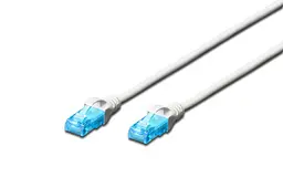 Патч-корд CAT 5e U-UTP, PVC AWG 26/7, довжина 3 м, колір сірий DK-1512-030 DIGITUS by ASSMANN