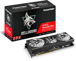 Відеокарта PowerColor AMD Radeon RX 6700 XT 12Gb Hellhound (AXRX 6700XT 12GBD6-3DHL) (GDDR6, 192 bit, PCI-E v4.0) Б/в - мініатюра 5