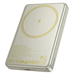 Портативна батарея Power Bank Hoco Q26A Joy PD20W Magnetic 10000mAh Gold