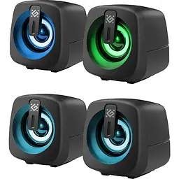 Акустична система 2.0 Defender J1, 6Вт, підсвітка, USB, чорна - мініатюра 10