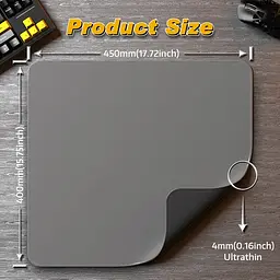 Ігрова поверхня Attack Shark CM02 450x400x4мм Light grey - мініатюра 2