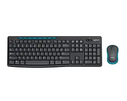 Бездротовий комплект миші та клавіатури Logitech Wireless Combo MK275 / USB 2.4 ГГц / 10 метрів / Чорний (920-008535) - мініатюра 2