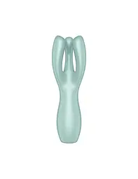 Кліторальний вібратор Satisfyer Threesome 3 Mint з трьома пальчиками - мініатюра 3