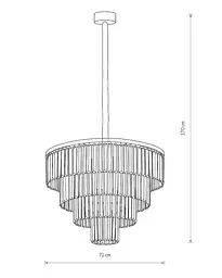 Люстра Nowodvorski 7614 Cristal L - мініатюра 3
