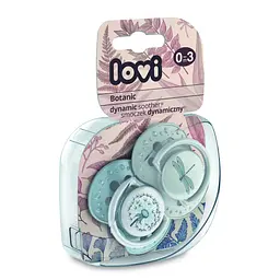 Пустушка силіконова Lovi Botanic Boy, симетрична, 0-3 міс., блакитний, 2 шт. (22/869boy) - мініатюра 8
