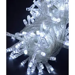 Гірлянда Brille 1130-03 світлодіодна 300 LED 15 м прозорий провід білий - мініатюра 2