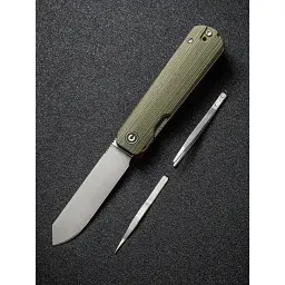 Ніж Civivi Sendy Milled, Green G10, Satin (C21004B-1) - мініатюра 11