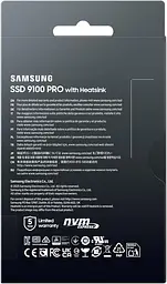 Накопичувач SSD Samsung M.2 1TB PCIe 5.0 9100PRO+ радіатор teh0014751 - мініатюра 9