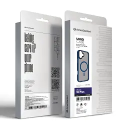Чохол ArmorStandart Uniq MagSafe для Apple iPhone 16 Plus Dark Blue - мініатюра 6