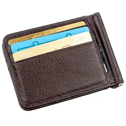 Стильний чоловічий затискач ST Leather 18941 коричневий - мініатюра 10