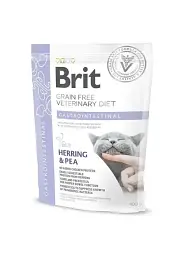 Сухий корм для котів Brit GF Veterinary Diet Gastrointestinal оселедець та горох 400 г